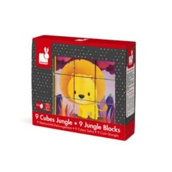 Janod 9 Cubes Animaux De La Jungle - Kubkid -Magasin De Jouets 9 cubes animaux de la jungle kubkid 3