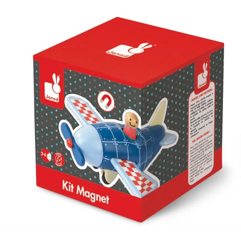 Janod Avion Kit Magnet - Jeu De Construction Magnétique 4 Janod Avion Kit Magnet - Jeu De Construction Magnétique – Image 2
