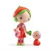 Djeco Berry Et Lila La Fraise - Figurine Tinyly -Magasin De Jouets berry lila tinyly