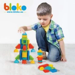 Coffret De 100 BIoko Avec 1 Ferme Et 3 Figurines 3D -Magasin De Jouets bloko coffret de 100 bioko avec 1 ferme et 3 figurines 3d 4