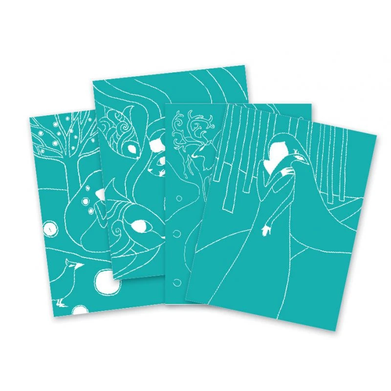 Djeco Cartes à Gratter Ondine 4 Djeco Cartes à Gratter Ondine – Image 2