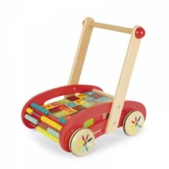 Janod Chariot De Marche Avec Cubes En Bois ABC Buggy Tatoo 8 Janod Chariot De Marche Avec Cubes En Bois ABC Buggy Tatoo -Magasin De Jouets chariot de marche abc buggy tatoo 1