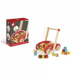 Janod Chariot De Marche Avec Cubes En Bois ABC Buggy Tatoo 11 Janod Chariot De Marche Avec Cubes En Bois ABC Buggy Tatoo -Magasin De Jouets chariot de marche abc buggy tatoo 4