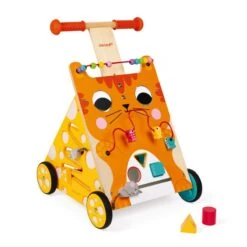 Chariot De Marche Multi Activités Avec Frein Chat - Janod 16 Chariot De Marche Multi Activités Avec Frein Chat - Janod -Magasin De Jouets chariot multi activites chat 1