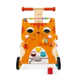 Chariot De Marche Multi Activités Avec Frein Chat - Janod 21 Chariot De Marche Multi Activités Avec Frein Chat - Janod -Magasin De Jouets chariot multi activites chat 6