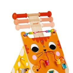 Chariot De Marche Multi Activités Avec Frein Chat - Janod 22 Chariot De Marche Multi Activités Avec Frein Chat - Janod -Magasin De Jouets chariot multi activites chat 7