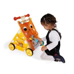 Chariot De Marche Multi Activités Avec Frein Chat - Janod 23 Chariot De Marche Multi Activités Avec Frein Chat - Janod -Magasin De Jouets chariot multi activites chat 8