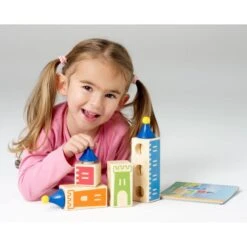 Château Logique Casse-tête En Bois à Partir De 3 Ans -Magasin De Jouets chateau logique casse tete en bois 2