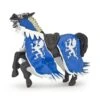 Cheval Du Roi Au Dragon Bleu - Papo -Magasin De Jouets cheval du roi au dragon bleu