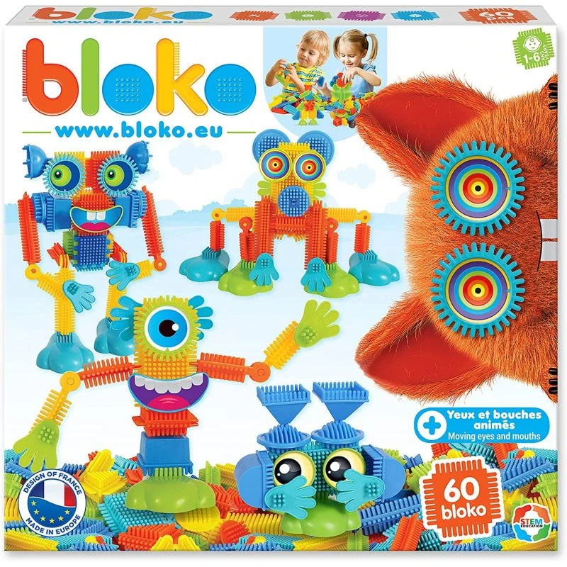 Coffret 60 Pièces Bloko Monster 3 Coffret 60 Pièces Bloko Monster