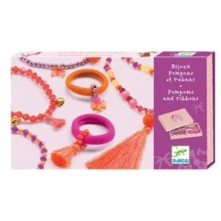Djeco Coffret De Bijoux Pompons Et Rubans -Magasin De Jouets coffret de bijoux pompons et rubans 2