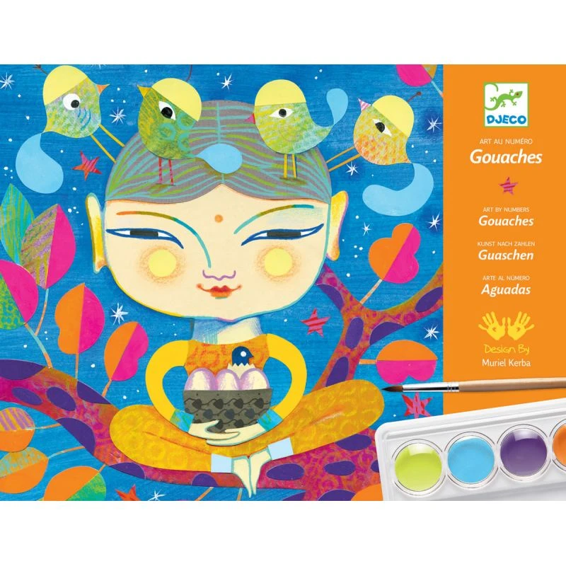 Coffret De Peinture India - Loisir Créatif Djeco 3 Coffret De Peinture India - Loisir Créatif Djeco