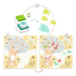 Djeco Coffret De Tampons - En Visite 6 Djeco Coffret De Tampons - En Visite -Magasin De Jouets coffret de tampons en visite 1