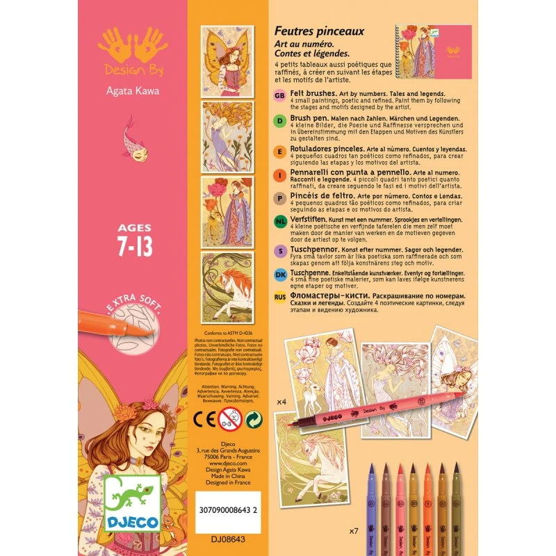 Djeco Contes Et Légendes - Feutres Pinceaux 5 Djeco Contes Et Légendes - Feutres Pinceaux – Image 3