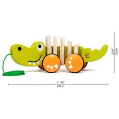 Hape Crocodile à Tirer -Magasin De Jouets crocodile a tirer 3