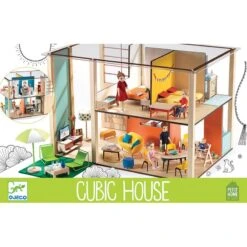 Cubic House - Maison De Poupées Djeco -Magasin De Jouets cubic house maison de poupees djeco 10