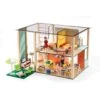 Cubic House - Maison De Poupées Djeco -Magasin De Jouets cubic house maison de poupees djeco