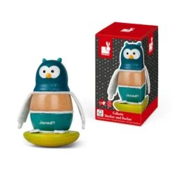 Janod Culbuto Chouette Zigolos -Magasin De Jouets culbuto chouette zigolos 2