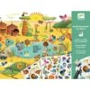 Décalcomanie Djeco Savane, Désert Et Pôle Nord -Magasin De Jouets decalcomanie djeco savane
