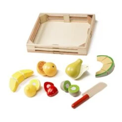 Dînette Fruits En Bois à Couper -Magasin De Jouets dinette fruits en bois a couper 3