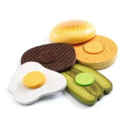 Djeco Dînette Hamburgers Kelly & Johnny -Magasin De Jouets dinette hamburgers kelly johnny 2