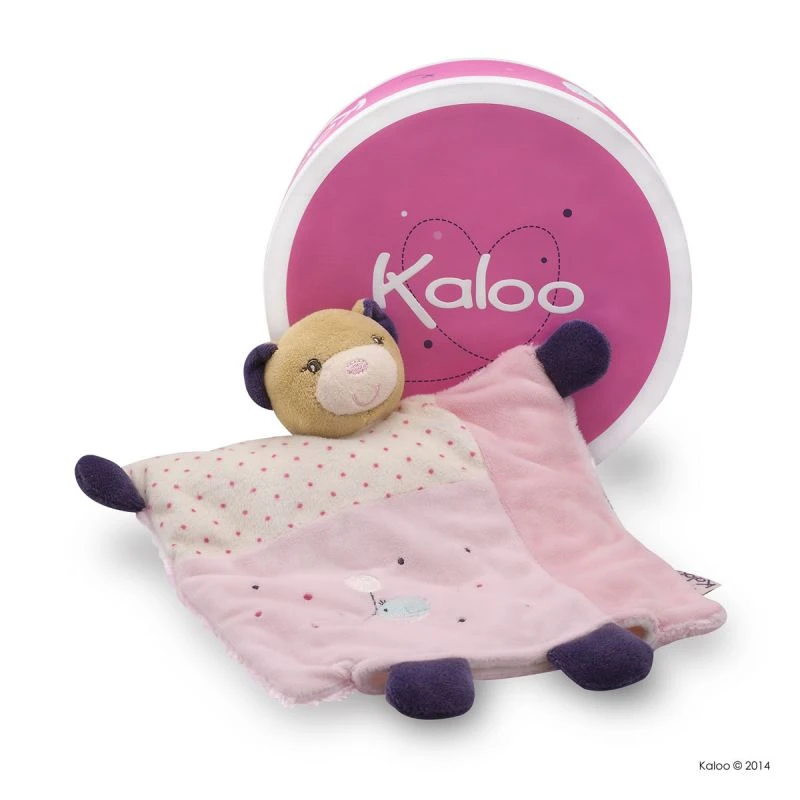 Kaloo Doudou Marionnette Ourson Joli - Petite Rose 4 Kaloo Doudou Marionnette Ourson Joli - Petite Rose – Image 2