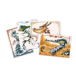 Djeco Dragons à Dorer - Tableau De Métal -Magasin De Jouets dragons a dorer tableau de metal 2