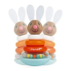 Janod Empilable Culbuto Lapin -Magasin De Jouets empilable culbuto lapin 1