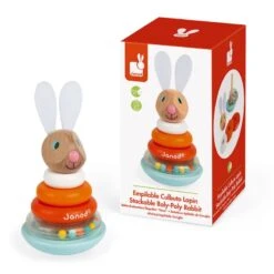 Janod Empilable Culbuto Lapin -Magasin De Jouets empilable culbuto lapin 5
