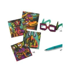 Djeco Funny Freaks - Coloriage Avec Effets 3D -Magasin De Jouets funny freaks effets 3d 2