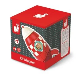 Janod Fusée Kit Magnet - Jeu De Construction Magnétique -Magasin De Jouets fusee kit magnet 3