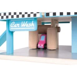 Janod Garage Station Service En Bois -Magasin De Jouets garage bois station service janod 2