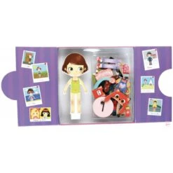 Vilac Le Dressing De Chloé - Jeu Magnétique -Magasin De Jouets le dressing de chloe 1