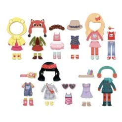 Vilac Le Dressing De Chloé - Jeu Magnétique -Magasin De Jouets le dressing de chloe 8