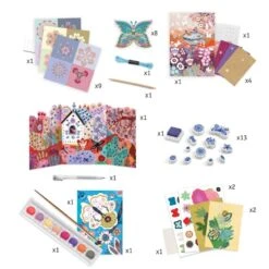Djeco Le Jardin De Fleurs - Coffret Multi-activités -Magasin De Jouets le jardin de fleurs coffret multi activites 1
