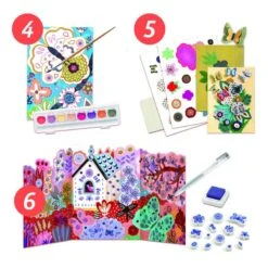 Djeco Le Jardin De Fleurs - Coffret Multi-activités -Magasin De Jouets le jardin de fleurs coffret multi activites 5