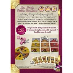 ASMODEE Les 3 Petits Cochons - Dés Et Stratégie - Purple Brain -Magasin De Jouets les 3 petits cochons purple brain 2