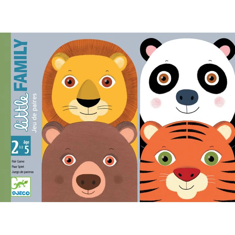 Djeco Little Family - Jeu De Cartes Des Tout-petits 3 Djeco Little Family - Jeu De Cartes Des Tout-petits