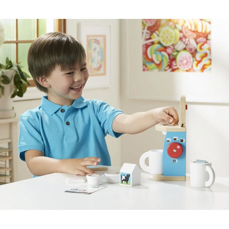 Machine Expresso Et Service à Café Dînette En Bois 5 Machine Expresso Et Service à Café Dînette En Bois – Image 3