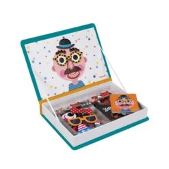 Janod Magnetibook Crazy Face Garçon -Magasin De Jouets magnetibook crazy face 2