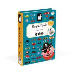 Janod Magnetibook Crazy Face Garçon -Magasin De Jouets magnetibook crazy face 5