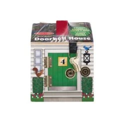 Jeu De Verrous Maison En Bois Avec Sonnettes -Magasin De Jouets maison en bois avec sonnettes et jeu de verrous 1