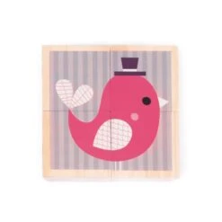 Janod Cubes En Bois Bébés Animaux -Magasin De Jouets mes premiers cubes bebes animaux 4