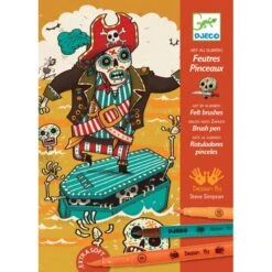 Djeco Mort De Trouille - Feutres Pinceaux -Magasin De Jouets mort de trouille feutres pinceaux 5