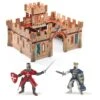 Pack Château Médiéval Djeco + Figurines Papo -Magasin De Jouets pack chateau medieval djeco figurines papo