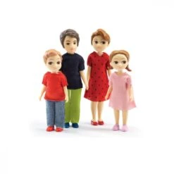 Grand Pack Famille De Poupées Djeco Thomas & Marion -Magasin De Jouets pack famille de poupees djeco thomas marion 1