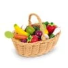Janod Panier De 24 Fruits Et Légumes En Bois -Magasin De Jouets panier de 24 fruits et legumes en bois