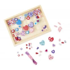 Perles à Enfiler - Coeur -Magasin De Jouets perles a enfiler coeur 2