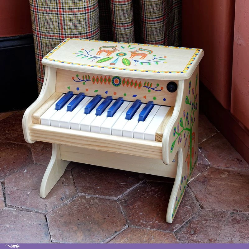 Piano En Bois électronique Enfant Animambo Djeco 4 Piano En Bois électronique Enfant Animambo Djeco – Image 2