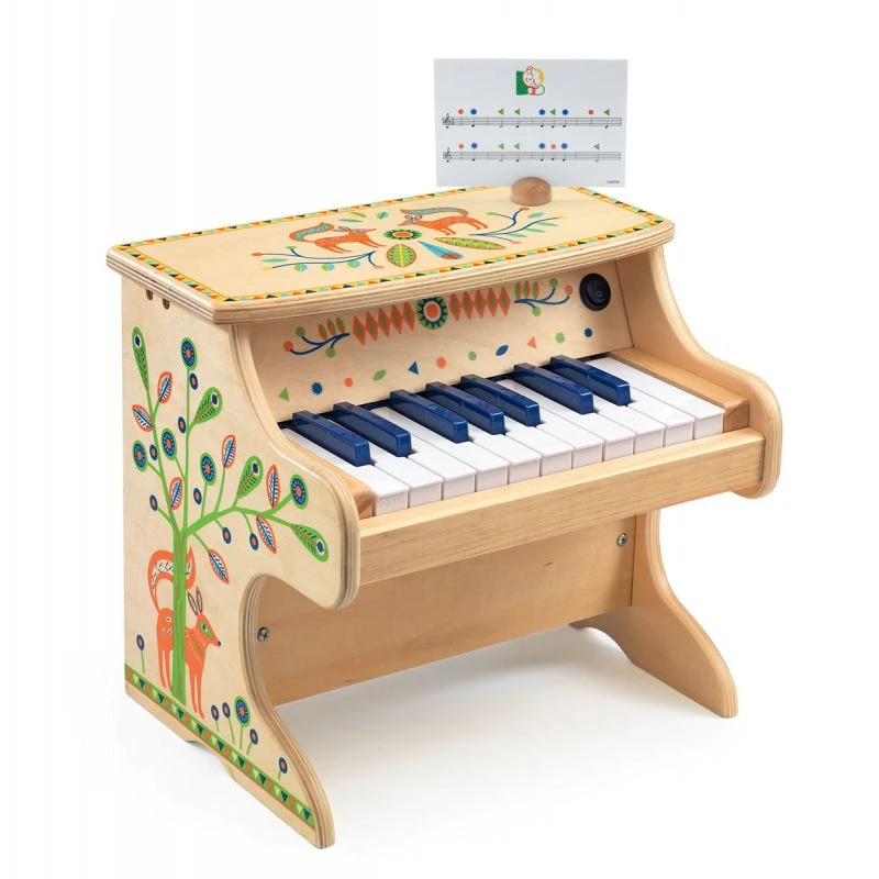 Piano En Bois électronique Enfant Animambo Djeco 3 Piano En Bois électronique Enfant Animambo Djeco